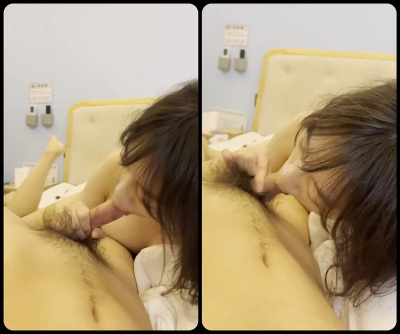 Em người yêu ngoan liếm láp củ khoải bự của anh